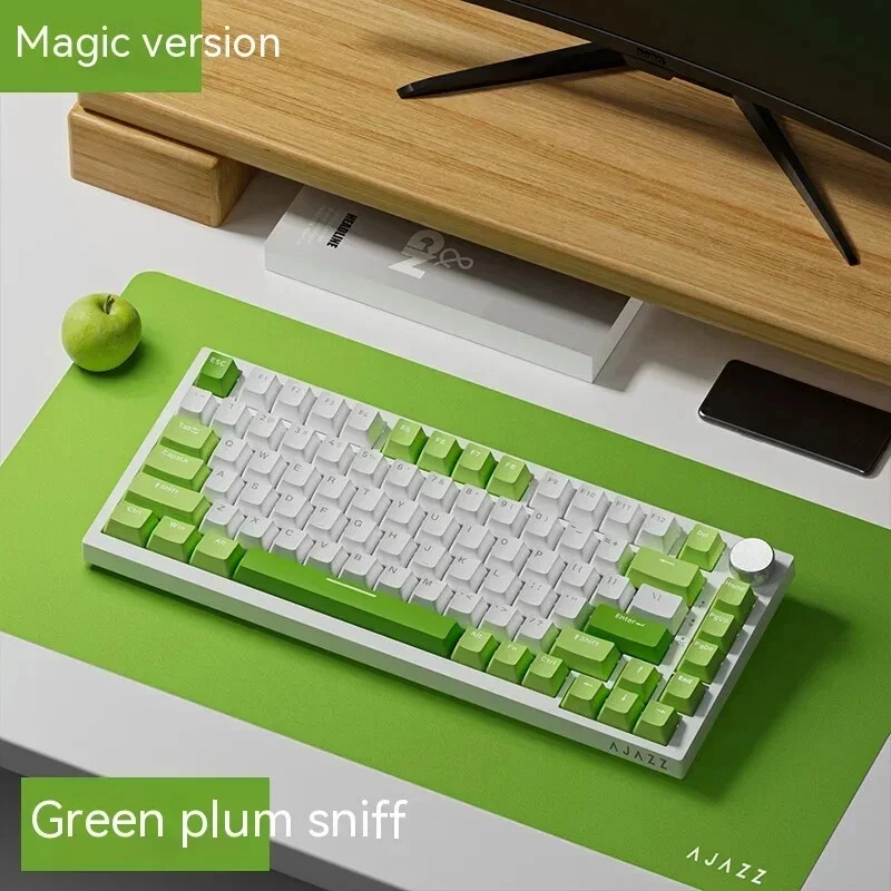 Mechanical Keyboard with TFT Screen Multifunctional Knob Gaming Keyboard Triple Mode Connectivity for Enhanced Performance Mechanical Keyboard with TFT Screen Multifunctional Knob Gaming Keyboard Triple Mode Connectivity for Enhanced Performance