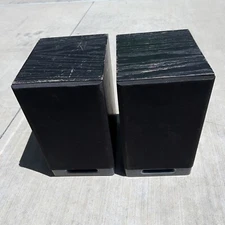 RSL CG-5 speakers Bookshelf Roger Sound Labs Vintage Rare Worn Cabinets