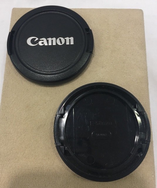 Canon 58mm Original Front Lens Cap eBay