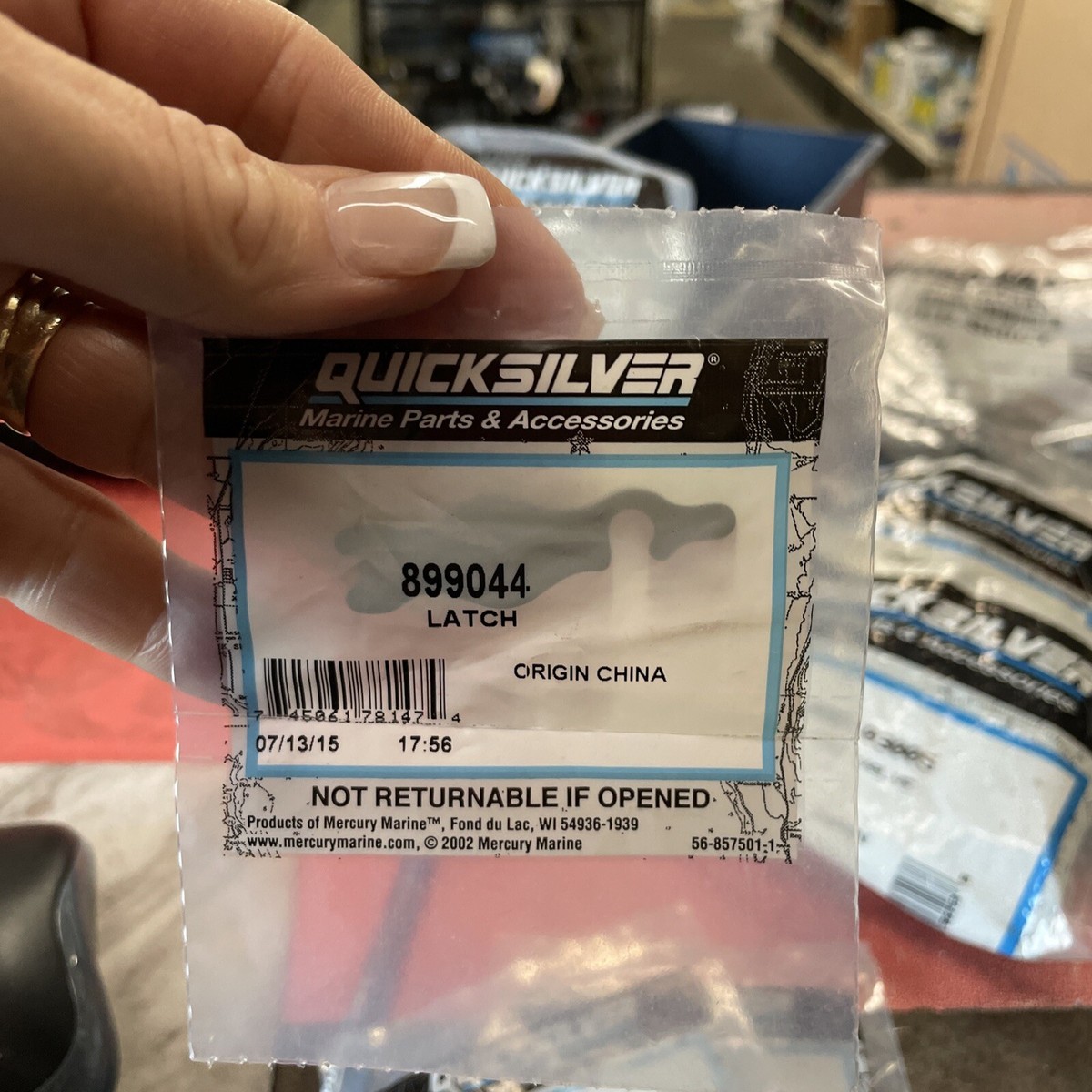 Mercury Quicksilver 899044 Latch OEM New Factory Boat Parts | eBay
