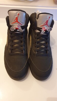 Nike Air Jordan 5 Retro Black Metallic (2016) Neu Ohne Karton