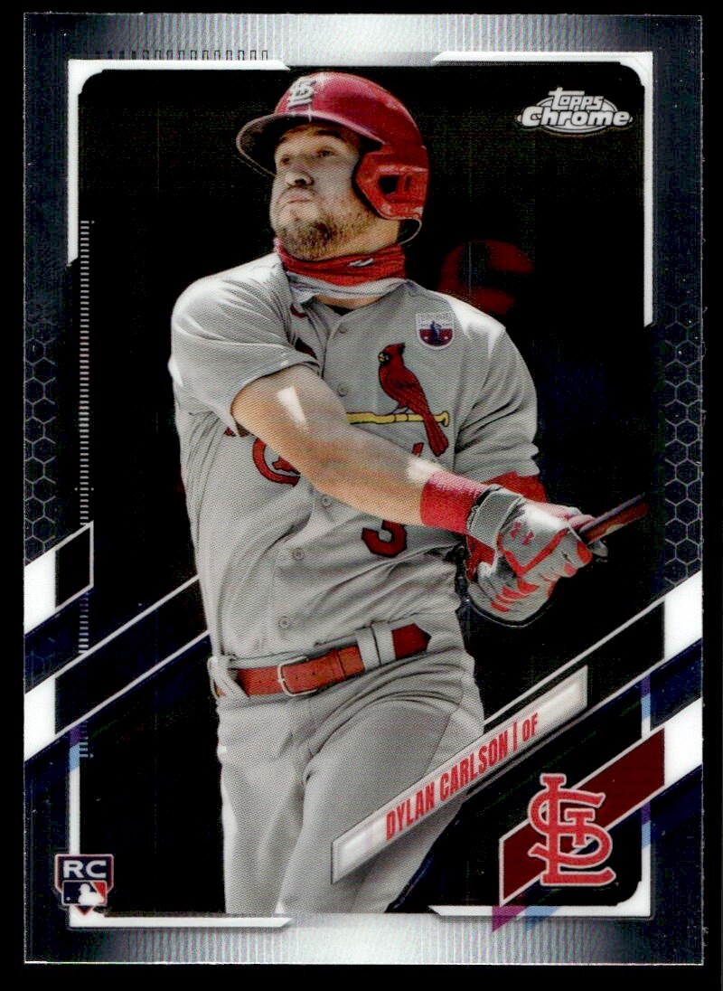 2021 Topps Chrome Dylan Carlson Rookie St. Louis Cardinals #140