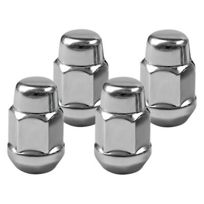 Chrome Cone Seat Acorn Bulge Lug Nuts Fits 1984-1996 Nissan 300ZX
