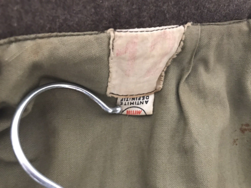 Vintage FRENCH 2nd ARMY CORPS II CA GREAT COAT SMALL/MEDIUM - Picture 10 of 14
