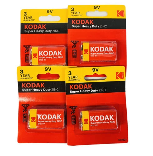 Kodak 9 V Baterias Não Recarregáveis