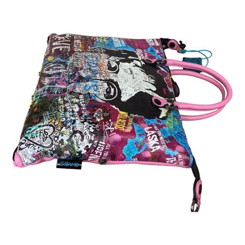 GABS BORSA SHOPPER in PELLE Trasformab bauletto sacca zaino 567 - MURALES G3 M - Foto 2 di 9