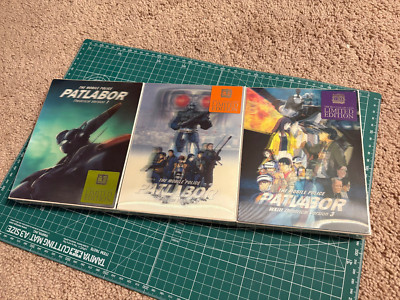 Patlabor Movie 1 2 3 Blu-ray KOREA LIMITED LENTICULAR FULL SLIP ENGLISH SEALED