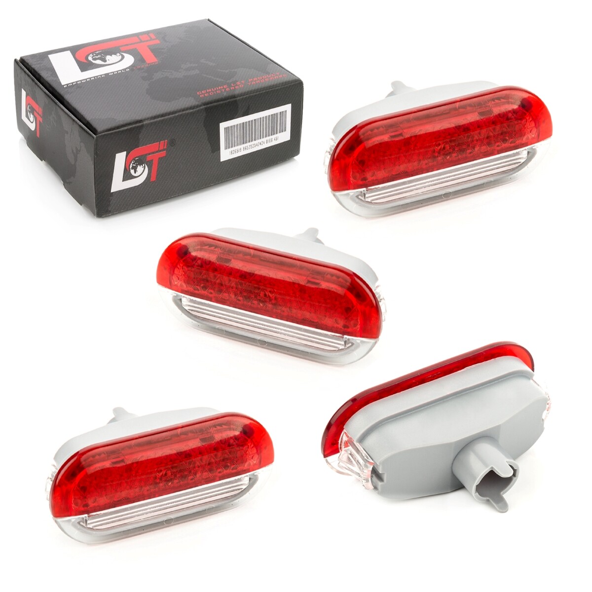 4x Door warning light entry light front rear 1J0947411E for VW GOLF IV 4 BORA