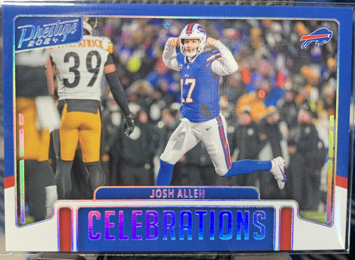2024 Panini Prestige Josh Allen Celebrations SP Bills Case Hit