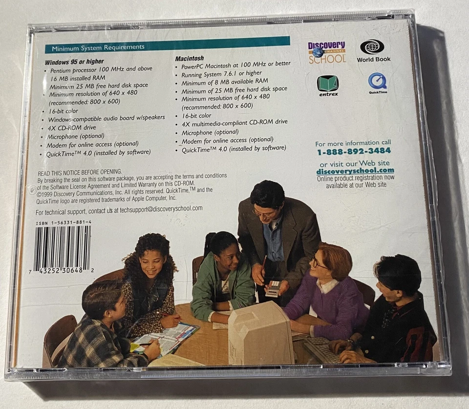 Discovery Channel School Electricity Cd-Rom New Sealed Free Shipping. - Image 3 of 4