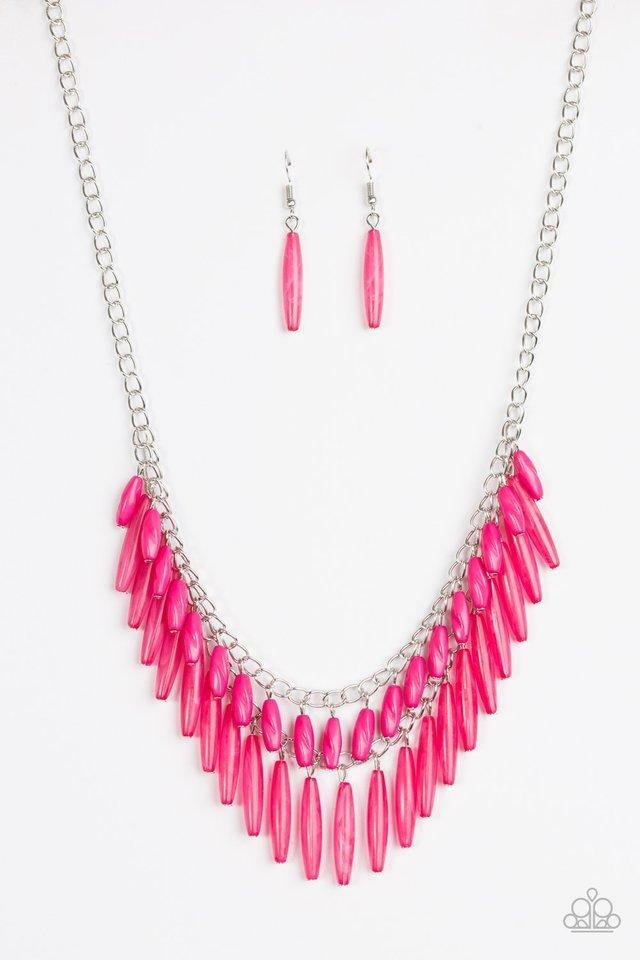 Speak Of The DIVA Paparazzi Necklace in Pink