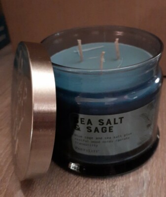 Partylite 3-Docht-Duftwachsglas Sea Salt & Sage