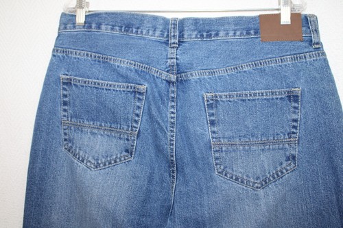 Mens Adamsville Relaxed Straight Jeans 36x32 (meas 36x31) Medium Wash - Picture 3 of 8