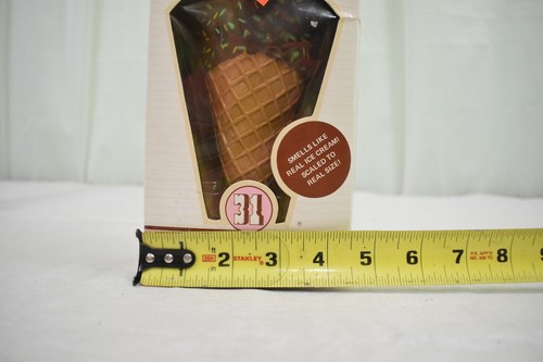 NEU Play Food Vintage Baskin Robbins Schokoladeneis mit Waffelkegel RAR - Bild 13 von 13