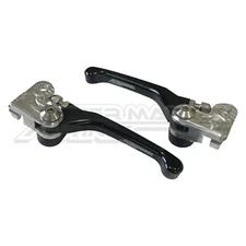 Yamaha PW 50 Aftermarket Minis Foldable And Adjustable Brake Lever Set. BLACK