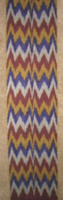 11 Yard HAND MADE UZBEK Natural 100 COTTON IKAT FABRIC 8950