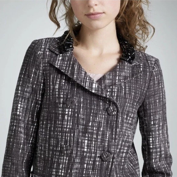 J crew deals embellished coat