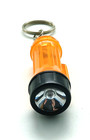 Vintage Orange Flashlight w/New Battery Keyring Keychain — photo 4