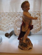 ANTIQUE MEISSEN 18TH or 19TH CENTURY PORCELAIN CHERUB FIGURINE~SOLD "AS IS"