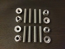 Ford Stainless exhaust manifold studs & flange nut kit Escort Mk3 Mk4 MK5 Fiesta