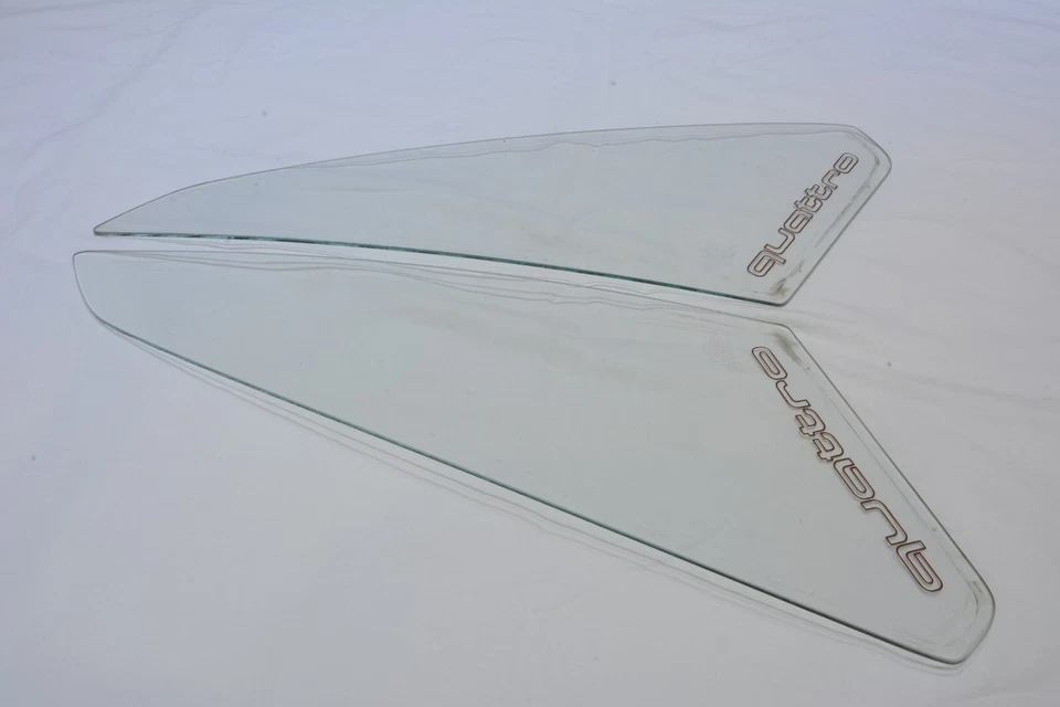 Audi 80 90 Quattro Typ 81 85 Rear Side Quarter Triangle Window Glass PAIR - Изображение 3 из 4