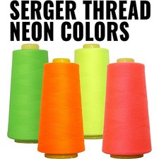 NEON COLORS SERGER THREAD 2750 40/2 TEX 27 - THREADART