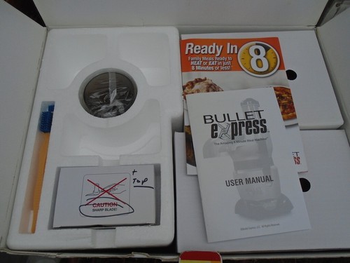 The Bullet Express System with Bonus Juicer Express Trio Meal Maker NEW Open Box - Picture 22 of 24