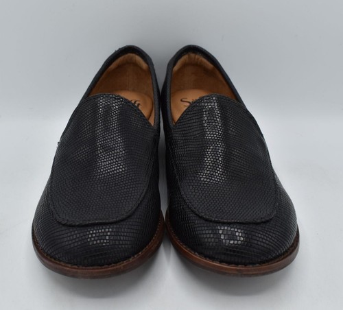 Sofft Womens Size 8.5 Napoli Black Leather Slip On Loafers Shoes - Picture 3 of 14