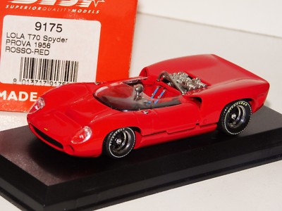 LOLA T70 SPIDER PROVA 1956 RED /ROSSO BEST 9175 1:43