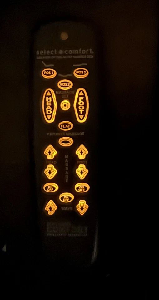 Base de cama ajustable remota Select Comfort Precision número de sueño video Foto 4 de 4