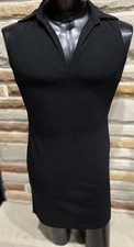 Express Little Black Mini Dress Sleeveless Plunge Neckline 