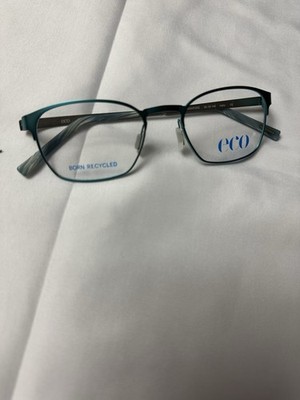 NEW MODO ECO BORN RECYCLED Singapore Teal Mblu EYEGLASSES 50-18-140