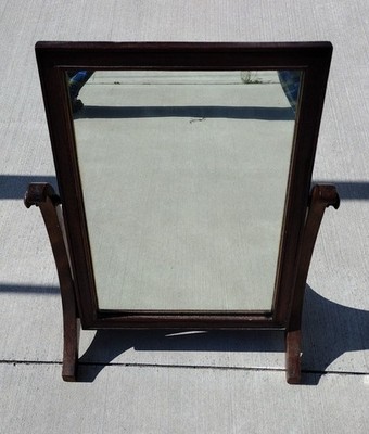 VINTAGE TABLE TOP TILTING DRESSING/SHAVING MIRROR