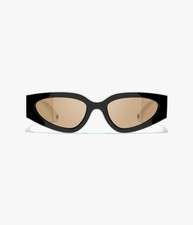 CHANEL Women's Brown Cat Eye Sunglasses for sale | eBay