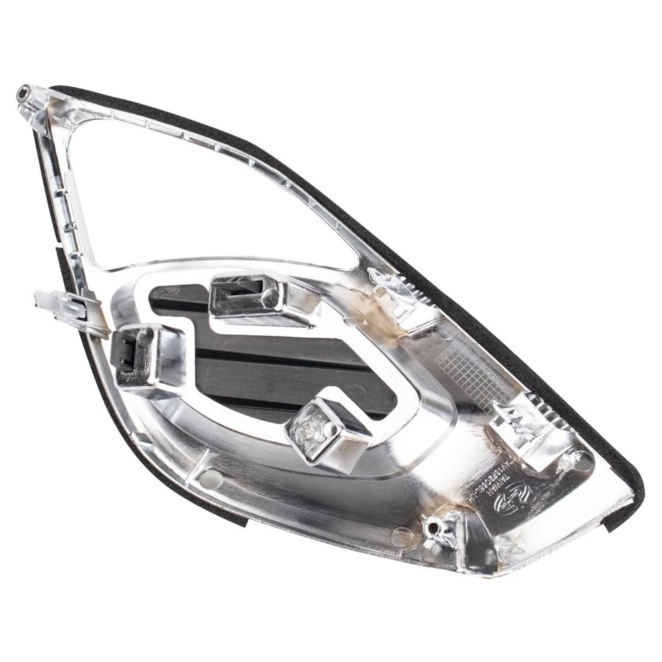 Cubierta de orificio de luz antiniebla delantera izquierda cromada y negra para Toyota Avalon 2013-2015 Foto 4 de 4