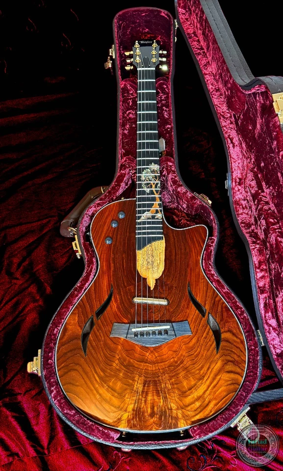 Guitarra Taylor T5z Thinline ((RARA)) Personalizada Koa Cuerpo Hueco con Estuche 2023 Foto 4 de 4