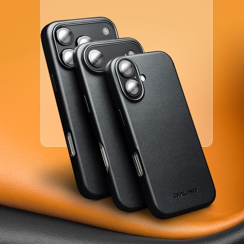 Qialino Echt Leder Ultra Dünn Case Schutzhülle MagSafe f iPhone 17/Air/17 ProMax - Picture 5 of 26