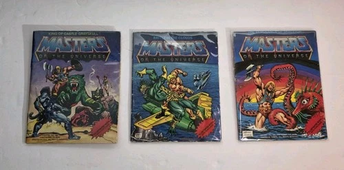 Vintage MOTU Mini Comic Lot Of 3 He-man King Of Castle Grayskull (Lot A)