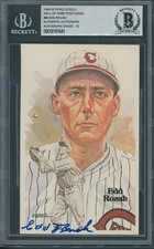 1980 Perez-Steele #90 Edd Roush Beckett Authentic Signed Auto 10 *1641