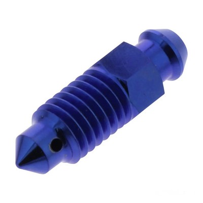 Entlüfterschraube vorne M8x1.25mm Titan blau TIBN8B für Aprilia SXV 550 Bj. 2006