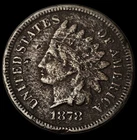 1878 INDIAN CENT VERY GOOD FREE USA SHIPPING