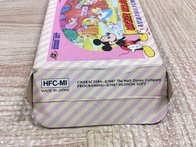 UF3409 Mickey Mouse Fushigi no Kuni no Daibouken BOXED NES Famicom Japan