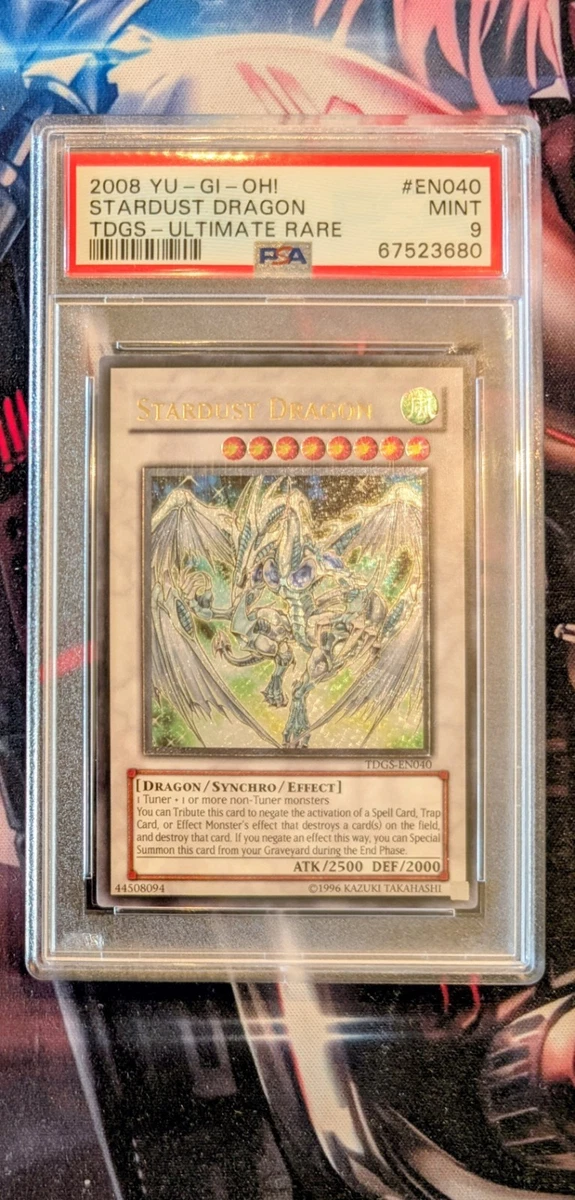 2008 YU-GI-OH! TDGS-ULTIMATE RARE EN040 STARDUST DRAGON UNLIMITED