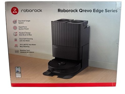Roborock Qrevo Edge S5V1 Robot Vacuum FlexiArm Mop w/ Multifunctional Dock (OB)