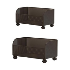 Utility Rolling Cart with Wheels Lightweight Sturdy Practical Bookshelf for
