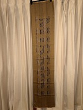 MISSONI 100% Wool Unisex Large Logo Intarsia Pattern Scarf - Made In Italy BNWT