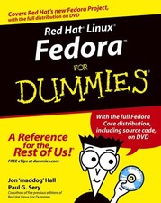 Red Hat Linux Fedora For Dummies - paperback Hall, Jon Sery, Paul G.