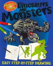 Dinosaurs and Monsters How to Draw 32 Paperback / softback Book The Fast Free