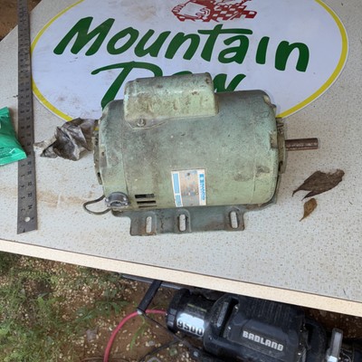 1 HP Marathon Electric Motor 3450 RPM 115/230V