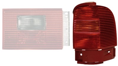Heckleuchte HELLA 9EL 964 501-011 für VW SHARAN 7M8 7M6 7M9 SEAT P21W ALHAMBRA